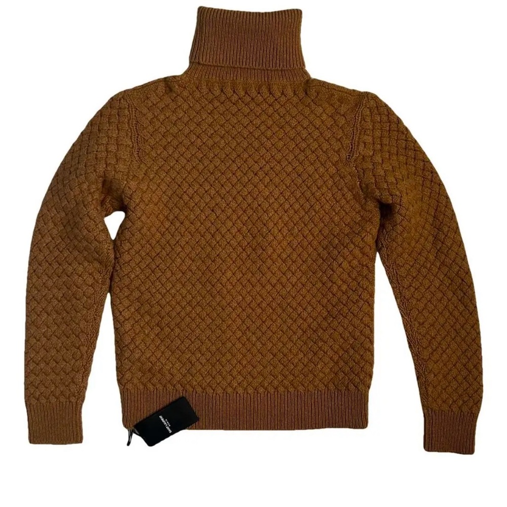 Yves Saint Laurent Cashmere Caramel Turtleneck Sweater